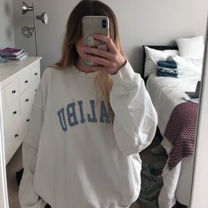 Brandy Malibu crewneck